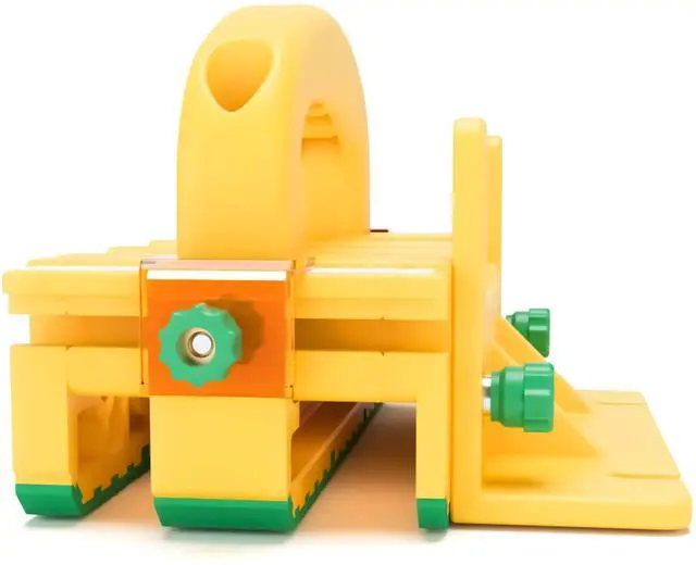 Main image of GRR-RIPPER+ by. Includes SafeRip Kit. Fully Adjustable 3D Push Block for Table Saws, Router Tables, Band Saws, and Jointers. (SKU: GR-100+) Yellow/Green
