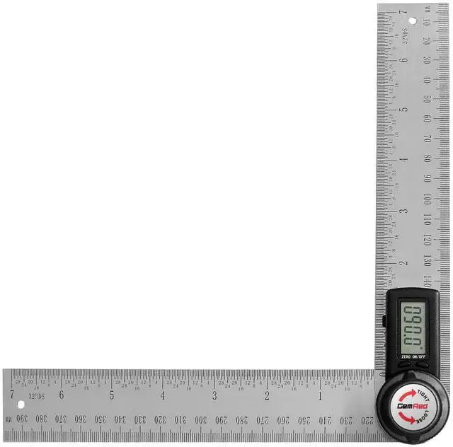 Main image of 82305 Digital Angle Finder Protractor Stainless Steel 7inch 200mm