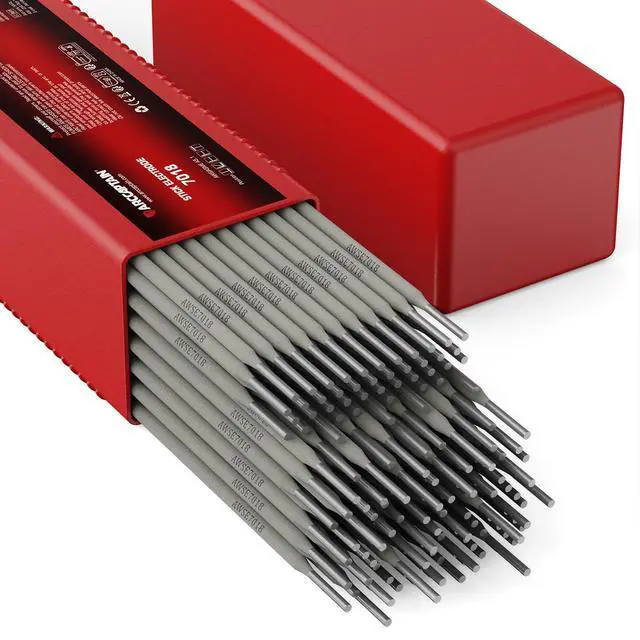 Main image of E7018 Welding Rods 1/8" 10LB Low Hydrogen Carbon Steel Electrode | Welding Sticks Electrodes/ For ARC Welding Equipment / Structural Steel Welding / Load-Bearing Fabrication