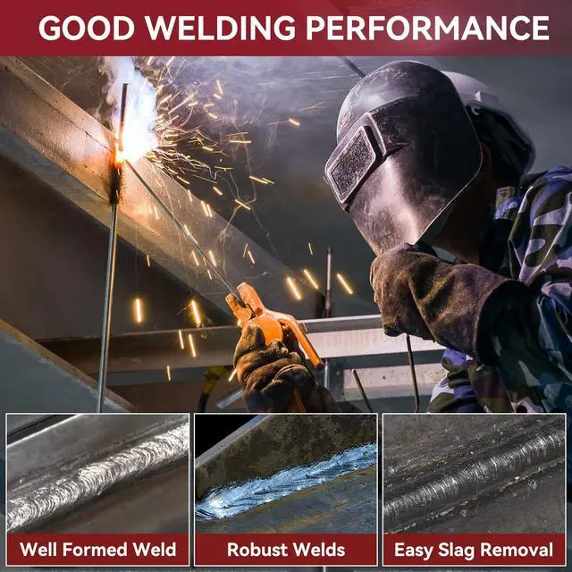 Alt view image 6 of 7 - E7018 Welding Rods 1/8" 10LB Low Hydrogen Carbon Steel Electrode | Welding Sticks Electrodes/ For ARC Welding Equipment / Structural Steel Welding / Load-Bearing Fabrication
