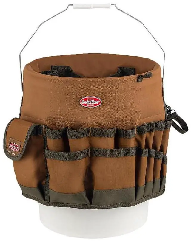 Main image of The Bucketeer Bucket Tool Organizer in Brown, 10030