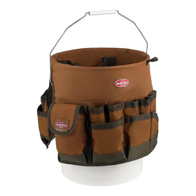 Alt view image 4 of 7 - The Bucketeer Bucket Tool Organizer in Brown, 10030