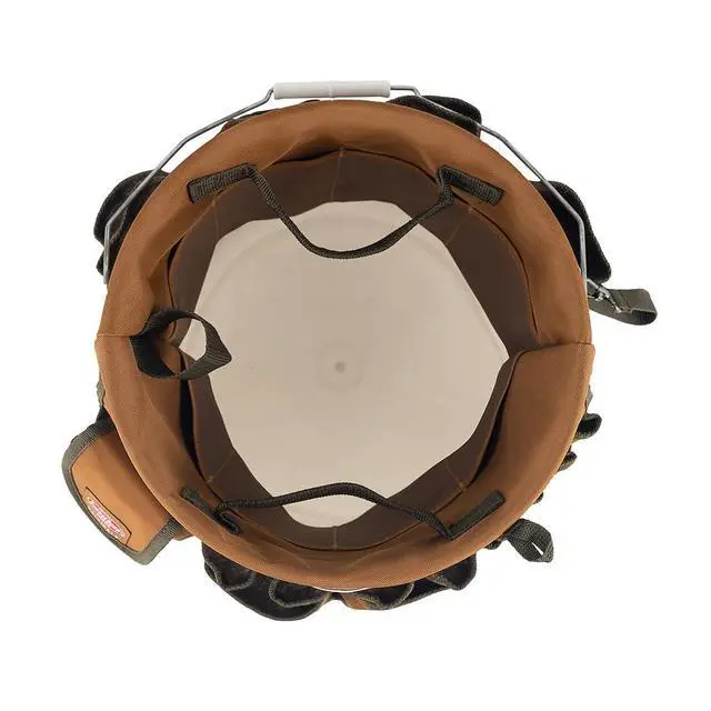 Alt view image 6 of 7 - The Bucketeer Bucket Tool Organizer in Brown, 10030