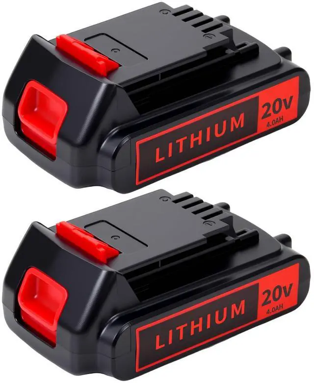 Main image of 20V 4.0Ah Battery for Black and Decker Lithium-Max Tools 2-Pack | High-Capacity Replacement Lithium-Ion Battery, Compatible with LBXR20 LBXR2020 LBX20 LBXR2520 LB2X4020 LB2XR20