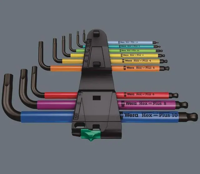 Alt view image 3 of 7 - Tools 05073593001 950 SPKL/9 SM N SB Long ARM HEX Key Set, One Size, Multi