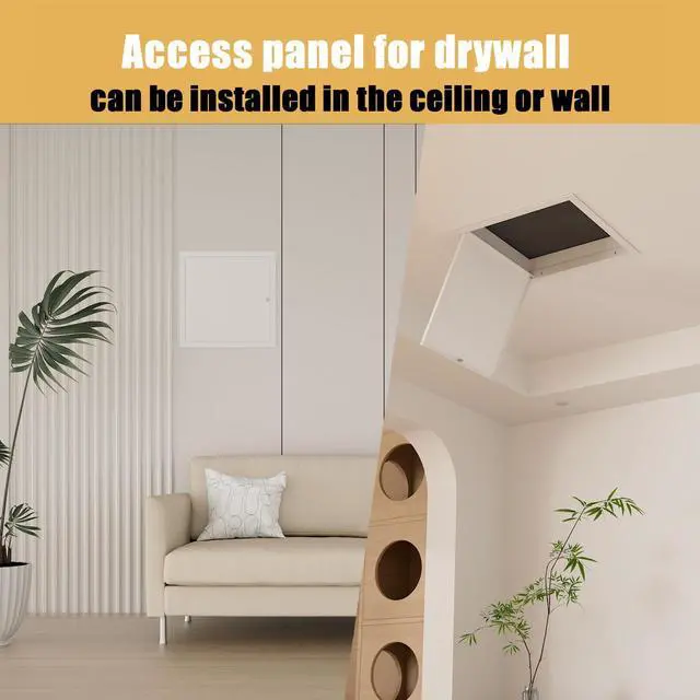 Alt view image 2 of 7 - Thicken 1mm 24 x 24 Access Panel for Drywall,Attic Door, Ceiling Access Panel for Drywall,24x24 Metal Access Panels are Thickened to 1mm to Solve The Problem of Fragile Panels
