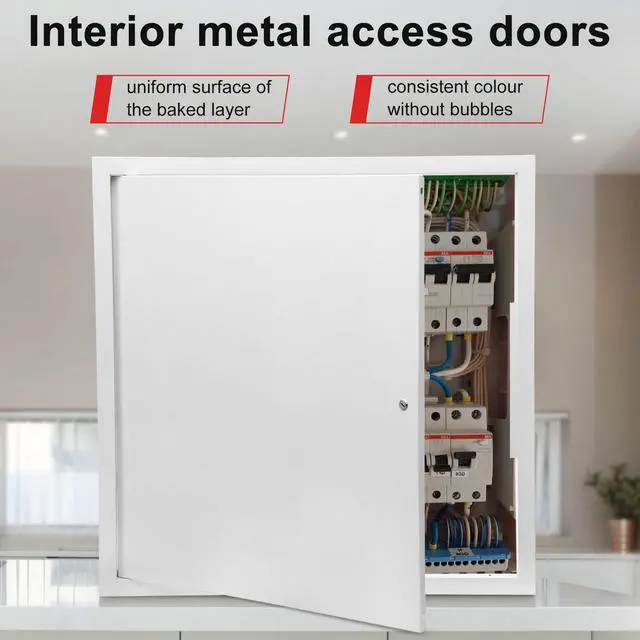 Alt view image 4 of 7 - Thicken 1mm 24 x 24 Access Panel for Drywall,Attic Door, Ceiling Access Panel for Drywall,24x24 Metal Access Panels are Thickened to 1mm to Solve The Problem of Fragile Panels