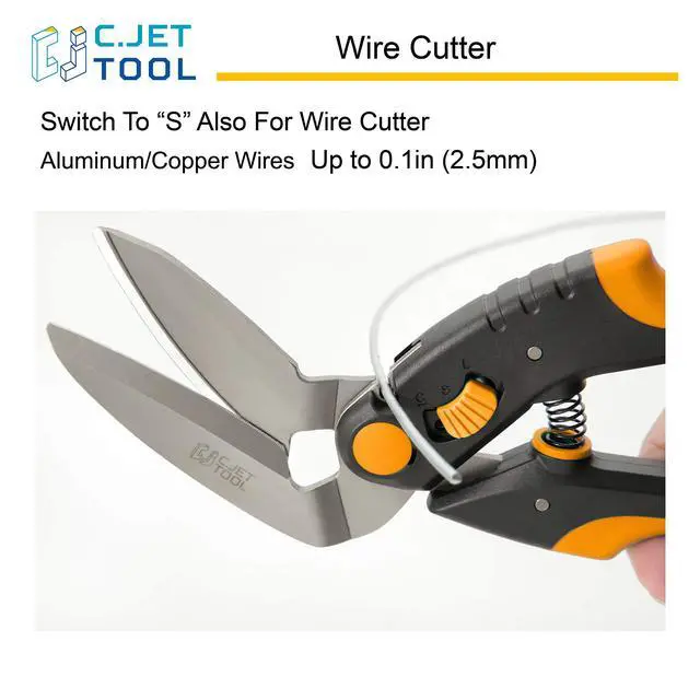 Alt view image 7 of 7 - 10" Heavy Duty Scissors - Carpet Cutter, Industrial Multipurpose Tool for Cardboard, Leather, Pruning, Gardening - Professional Soft Grip Stainless Steel (Orange)