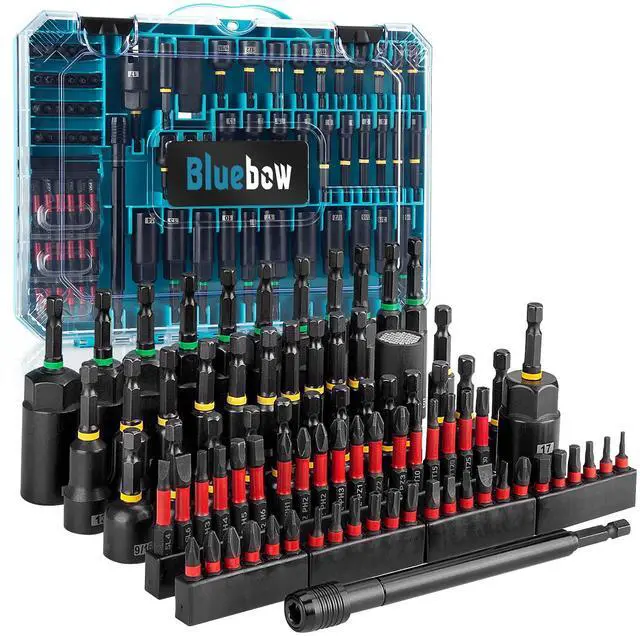 Main image of 80PCS Magnetic Impac Nut Driver Set, Metric & SAE Socket Set, Storage Box | Wing Nut Driver, Bit Holder, Universal Sockets, Quick Release Extension, Power Bits, 1/4'' Quick Change