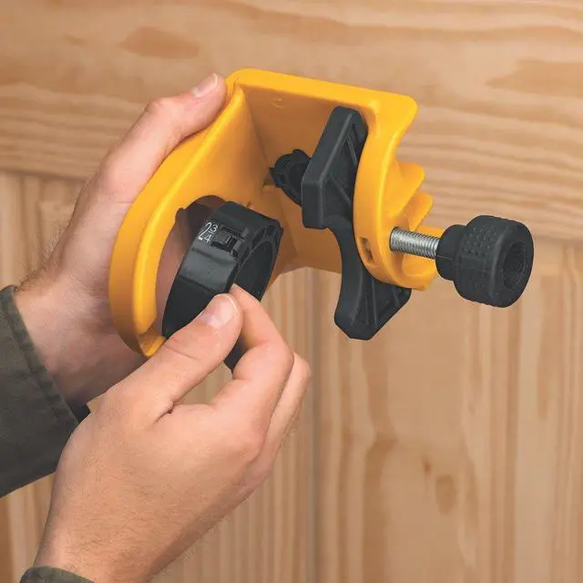 Alt view image 7 of 7 - Door Lock Installation Kit, C Clamp Design Hole Saw Kit For Metal or Wood Doors, 2 Adjustable Bushings, Easy Installation, Height Alignment (D180004)