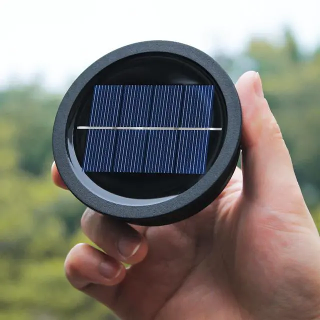 Alt view image 7 of 7 - 4 Pack Solar Light Replacement Top, 3.23 Inch Waterproof for Garden Lantern | Fits 2.83-3.23 In Openings. Replacement Parts For Outdoor DIY Garden, Pathway, Yard Lights & Decor. Warm White