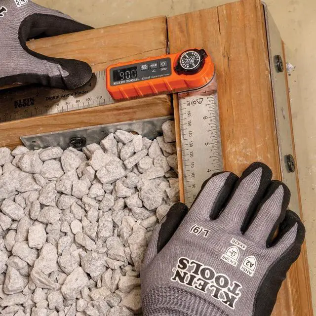 Alt view image 5 of 7 - 935DAF Digital Angle Finder, Precision Measurements, Miter Saw Protractor Angle Calculation and Portable Design