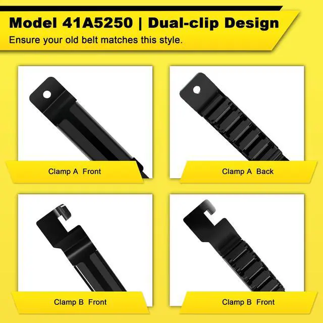 Alt view image 6 of 7 - Upgrade 41A5250 41AB050-2 Belt for 7ft High Garage Door, 237" Garage Door Opener Belt Compatible with Chamberlain Craftsman LiftMaster Sentex Whisper Garage Door Opener Models WD822KD 248739 248754