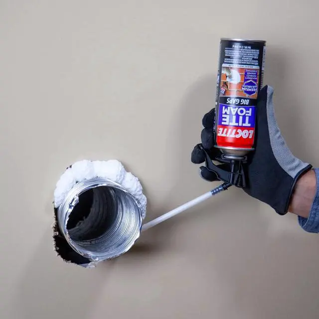 Alt view image 6 of 6 - Tite Foam Big Gaps Spray Foam Sealant, Polyurethane Expanding Insulation - 12 fl oz Can, Pack of 2