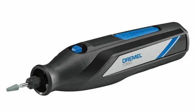 Alt view image 2 of 7 - 7350 4V Cordless Rotary Tool Kit with 5 Accessories and USB-C Rechargeable Battery - Single Speed for Carving, Engraving, Sanding and Cleaning