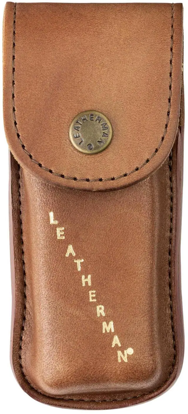 Main image of Heritage Leather Snap Sheath for Multi-Tools, Brown, Medium