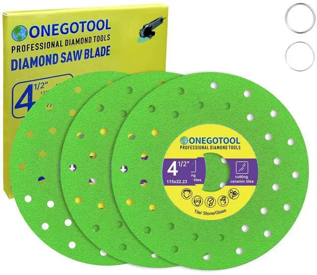Main image of 4-1/2 inch Tile Cutter Diamond Saw Blade for Angle Grinder Porcelain Ceramic Glass Marble Cutting Tools Grinding disc (3pcs)