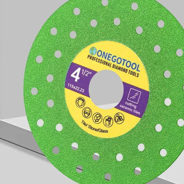 Alt view image 5 of 7 - 4-1/2 inch Tile Cutter Diamond Saw Blade for Angle Grinder Porcelain Ceramic Glass Marble Cutting Tools Grinding disc (3pcs)