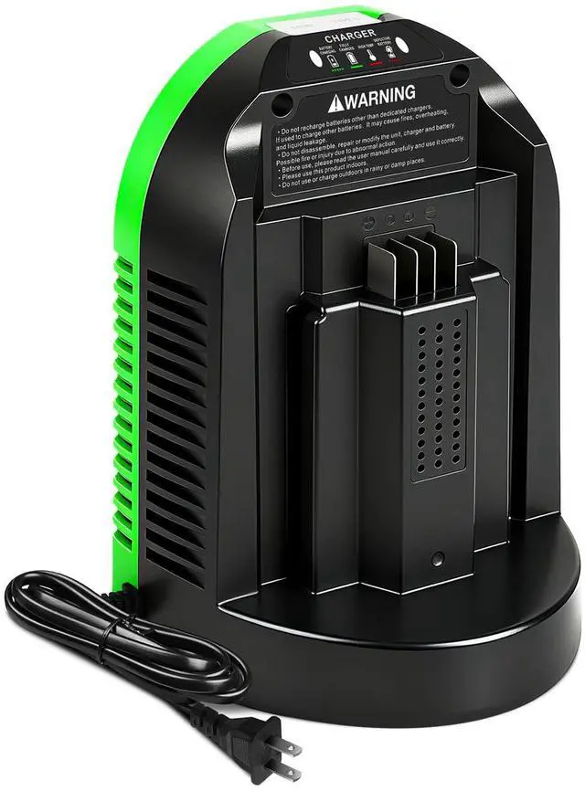 Main image of Replacement for EGO 56V Battery Charger Compatible with EGO 56V Battery BA1400T BA2242T BA2800T BA3360T - for EGO Power+ CH3200 CH5500 CH2800(Green)