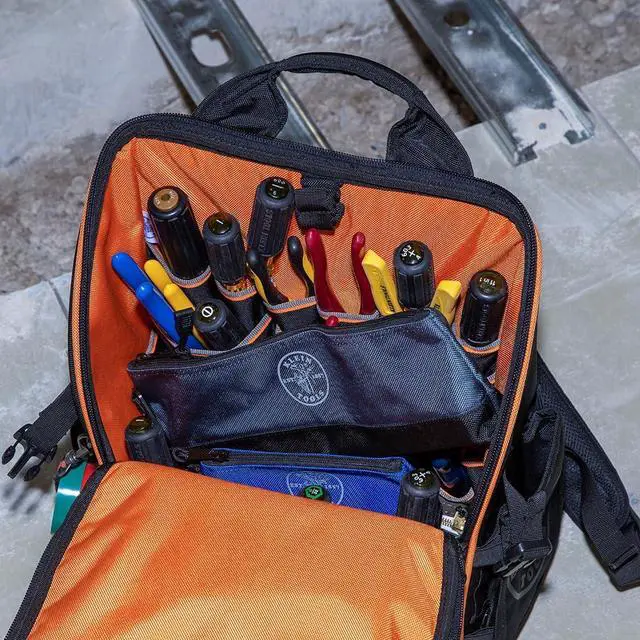 Alt view image 5 of 7 - 55569 Stand-Up Zipper Bag Tool Pouch with Carabiners, Reinforced Gusseted Bottoms, Water Resistant 1680d, Multi-Size 5-Pack