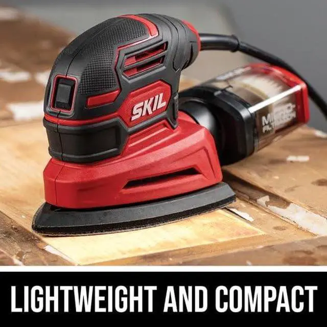 Alt view image 4 of 4 - Corded Detail Sander, Includes 3pcs Sanding Paper and Dust Box - SR250801