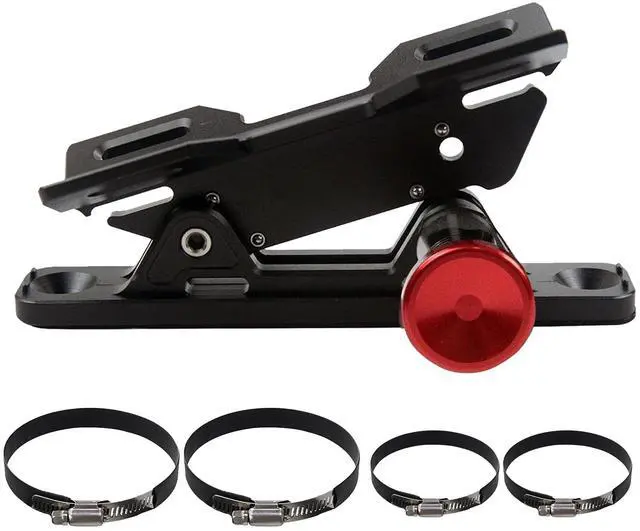 Main image of Quick Release Fire Extinguisher Mount - Aluminum Adjustable UTV Roll Bar Fire Extinguisher Holder Mounting Bracket Compatible with Jeep Wrangler TJ JK JL JKU Polaris RZR Ranger Can-Am X3 Universal