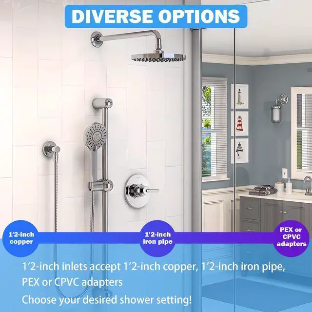 Alt view image 5 of 7 - R10000-UNBX MultiChoice Tub and Shower Rough-In Valve Body, 1/2-Inch | Fits Delta 13/14, 17 and 17T Series Trim Kits; Universal Inlets Support PEX, Copper and CPVC Connections