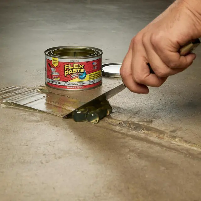 Alt view image 5 of 6 - Waterproof Paintable Putty, Spackle Sealant, Fill Gaps Cracks Holes - Block Out Water and Air - UV Resistant - Walls, Drywall, EPDM, Concrete, Roof, RV Repairs, Clear, Half-Quart