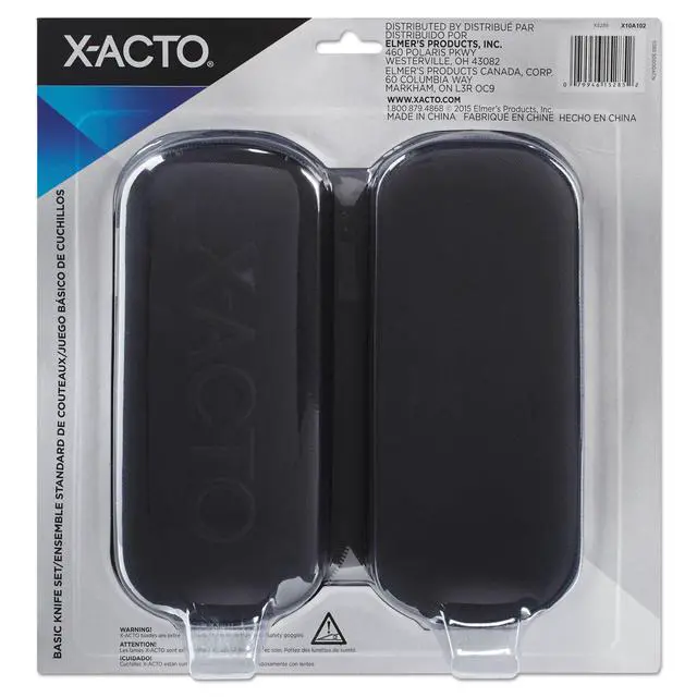 Alt view image 6 of 7 - Compression Basic Knife Set, Includes 3 Knives, 13 Blades, Soft Carry Case, 17 Count - Crafting, Art Projects, Cutting Tools