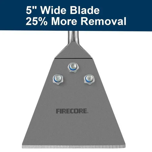 Alt view image 3 of 6 - SDS Plus Floor Scraper Kit, 5 Inch x 11 Inch Tile Removal Tool SDS Plus Chisel Bit Heavy Duty for Rotary Hammer Drill, Thinset Vinyl Scraper Adhesives Remover with Replacement Balde FS22510