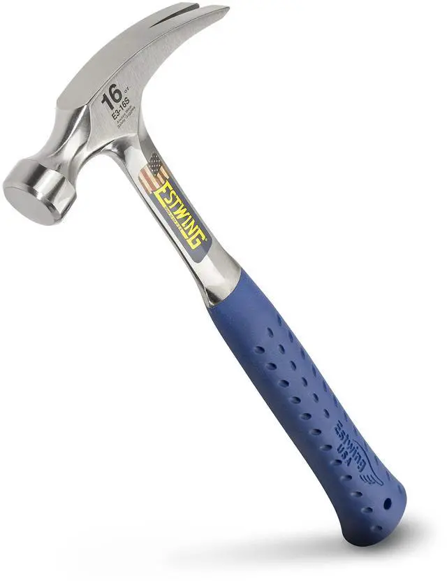 Main image of 16 oz Hammer, Smooth Face, Forged Steel Hammer, Rip Claw | Made in USA, Rip Claw Versatility, Built For The Pro, Forged In One Piece, Patented Shock Reduction Grip