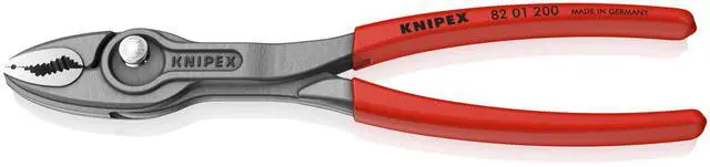Alt view image 2 of 7 - 82 01 200 TwinGrip Pliers, 8-inch | Slip joint pliers with push button adjustment