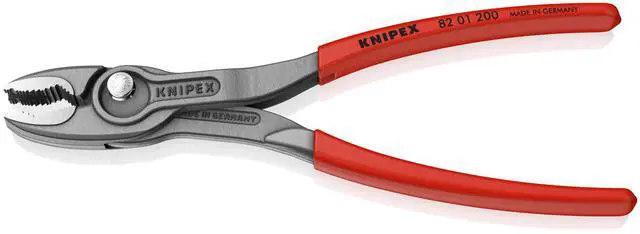 Alt view image 3 of 7 - 82 01 200 TwinGrip Pliers, 8-inch | Slip joint pliers with push button adjustment
