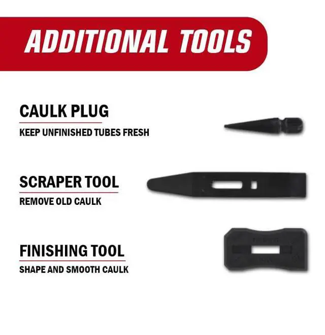 Alt view image 7 of 7 - 930-GTD Drip-Free Smooth Hex Rod Cradle Caulking Gun with Gator Trigger Comfort Grip, 1/10 Gallon Cartridge, 10:1 Thrust Ratio
