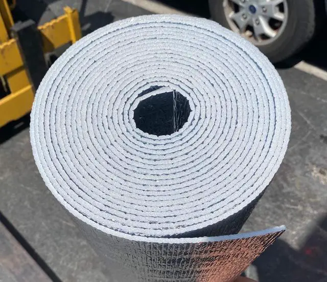 Alt view image 2 of 5 - SmartSHIELD -3mm 16inx10Ft ReflectiveINSULATION roll, Foam Core Radiant Barrier, ThermalINSULATION Shield - Engineered Foil