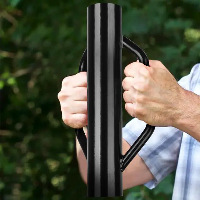 Alt view image 7 of 7 - Fence Post Driver T Post Driver with Handle Metal Pounder Rammer for U Channel Wooden Fence 8LB