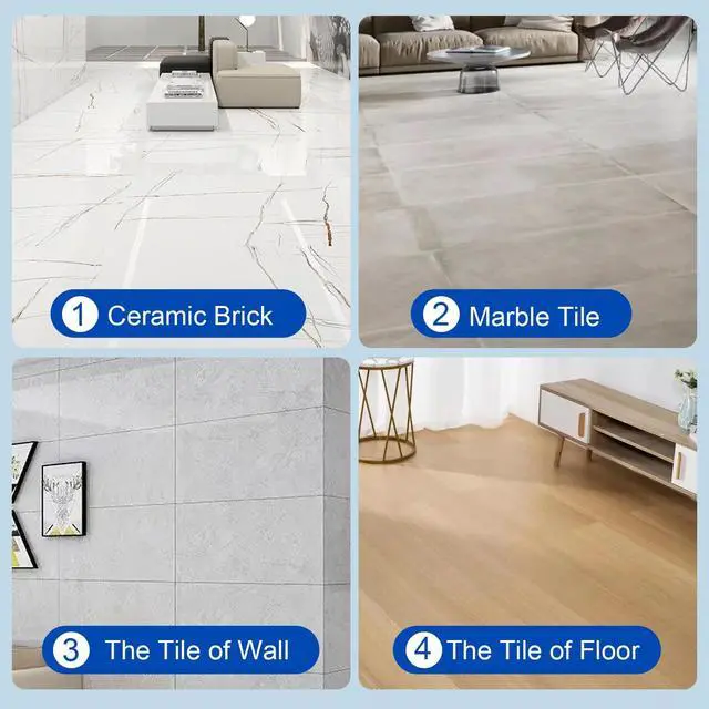 Alt view image 7 of 7 - Tile Spacers 2400 Pcs Tile Clips, Tile Leveling System Clips 1/16 Inch | Tile Leveling Clips for Floor Wall Installation, Ceramic Porcelain Tiles and Stone Installation, Help Correct Tile Bowing