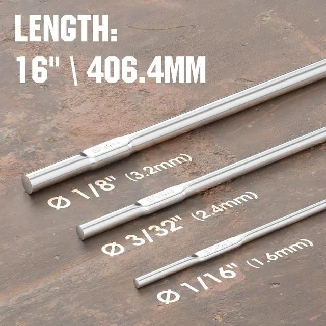 Alt view image 2 of 5 - Aluminum TIG Welding Rod | ER4043 3/32"x16" 5LB