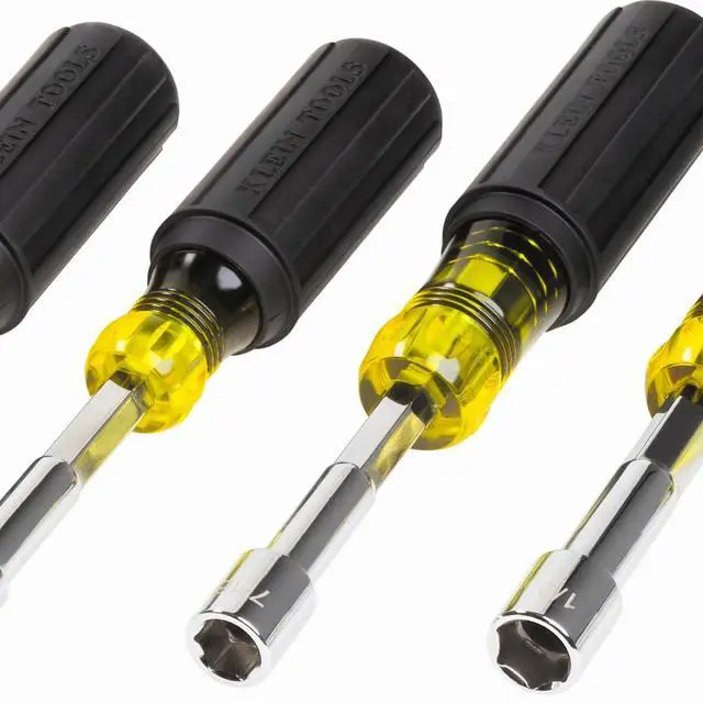 Alt view image 6 of 6 - 65456 Hollow-Shaft Nut Driver Set, Heavy-Duty, Color-Coded Hex Sizes 1/4 to 9/16-Inch, Cushion-Grip Handles, 6-Piece