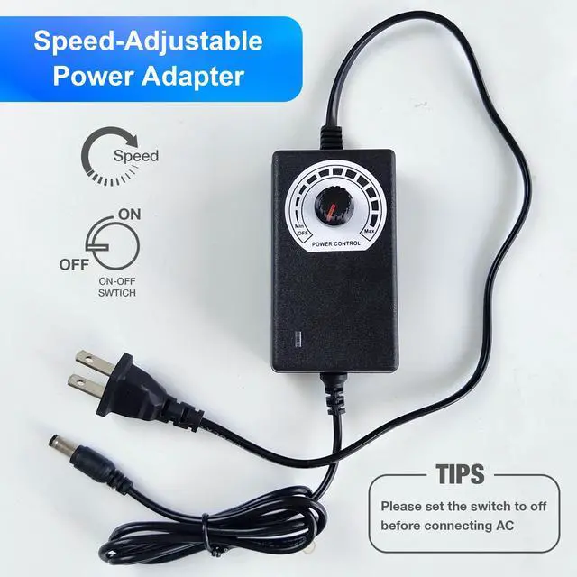 Alt view image 6 of 7 - Food Grade Electric Water Transfer Pump Siphon 110V 2LPM Adjustable Flow | Small Self-Priming Low-Noise Water Pump Kit 110-240V, Homebrew/Wine/Beer/Kombucha, Ice/Coffee/Water cooling, Cooking/Aquarium