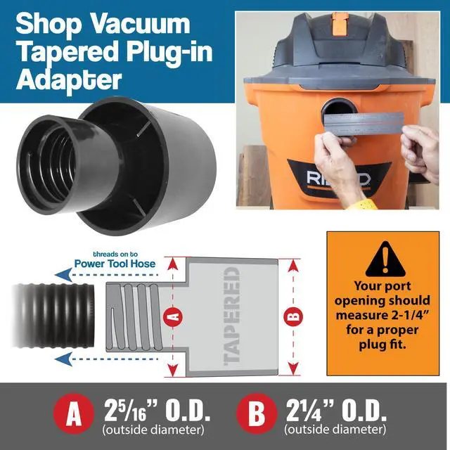 Alt view image 2 of 7 - 10 Foot Long Dust Collection Power Tool Hose Kit for Multiple Types/Brands
