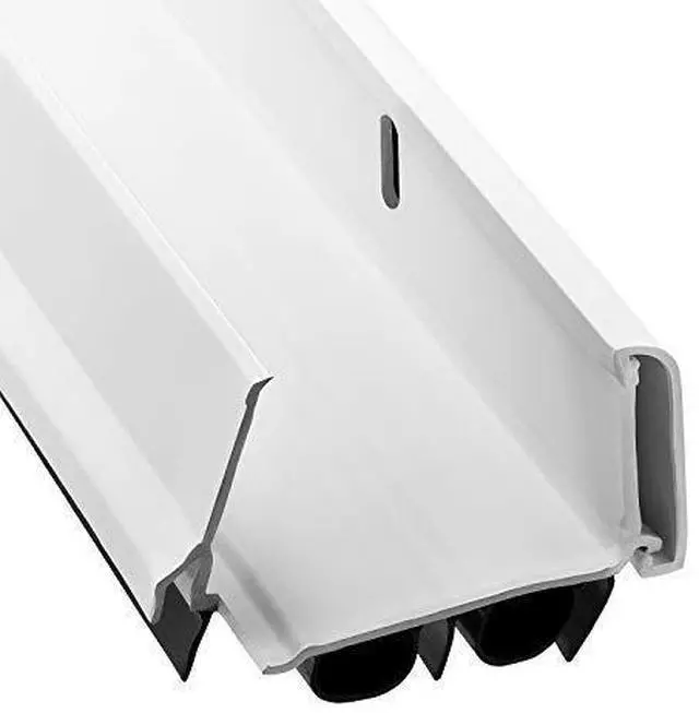 Main image of Patent Pending, Adjustable Double Bubble Door Sweep, Draft Stopper, Under Door Seal for Exterior Doors, 1 3/4" x 36", White (36 inch)