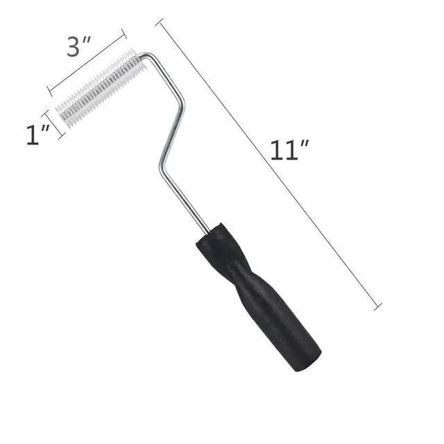 Alt view image 2 of 7 - Fiberglass Roller Tools Kit, 4pcs Fiberglass Resin Laminating Bubble Roller Set for Tub Shower Bathtub Boat Repair