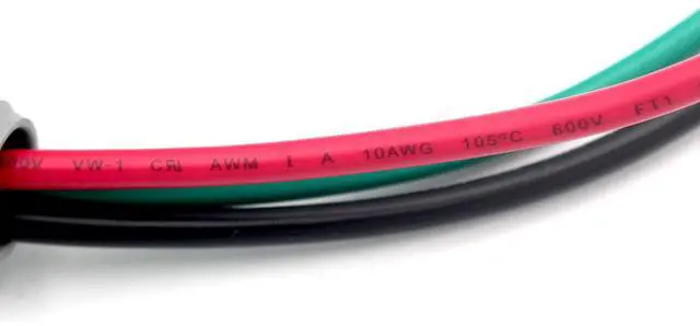 Alt view image 5 of 5 - 1/2Inch 3 Conductor 10 Gauge Electrical Wires Liquid Tight Conduit Wire with Ground Nonmetallic Flexible Conduits AC Disconnect Box Outdoor Electrical Whip Kit Power Whips Assembly(4FTx1/2Inch)