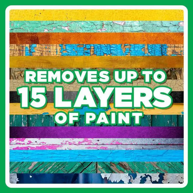 Alt view image 3 of 7 - Smart Strip Advanced Paint Remover - for Removal of Acrylic, Latex, Oil, & Water-Based Coatings - Non-Caustic Formula - Indoor/Outdoor - Contractor & DIY Friendly - 2 Quarts