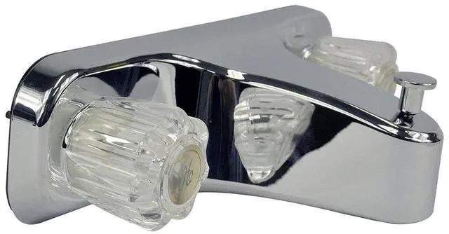 Alt view image 2 of 7 - Mobile Home RV Tub Shower Center-Set Faucet, 8 in, Chrome (33156X)