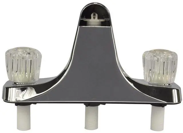 Alt view image 4 of 7 - Mobile Home RV Tub Shower Center-Set Faucet, 8 in, Chrome (33156X)