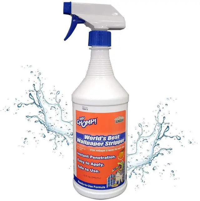 Main image of WP Chomp Worlds Best Wallpaper Stripper: and Sticky Paste Remover, Citrus Scent 32oz.trigger