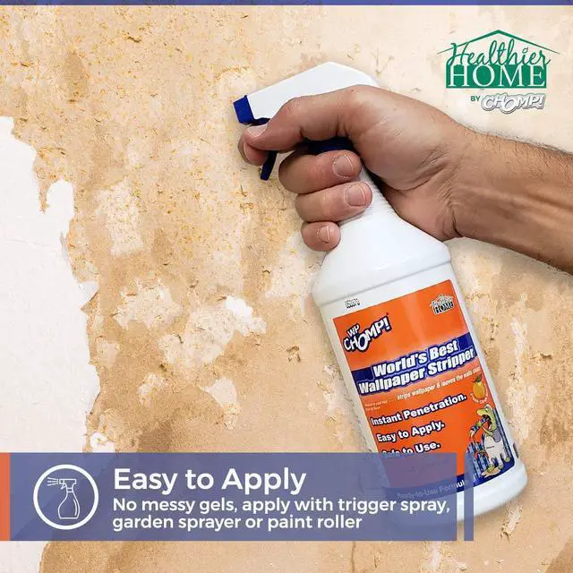 Alt view image 4 of 5 - WP Chomp Worlds Best Wallpaper Stripper: and Sticky Paste Remover, Citrus Scent 32oz.trigger