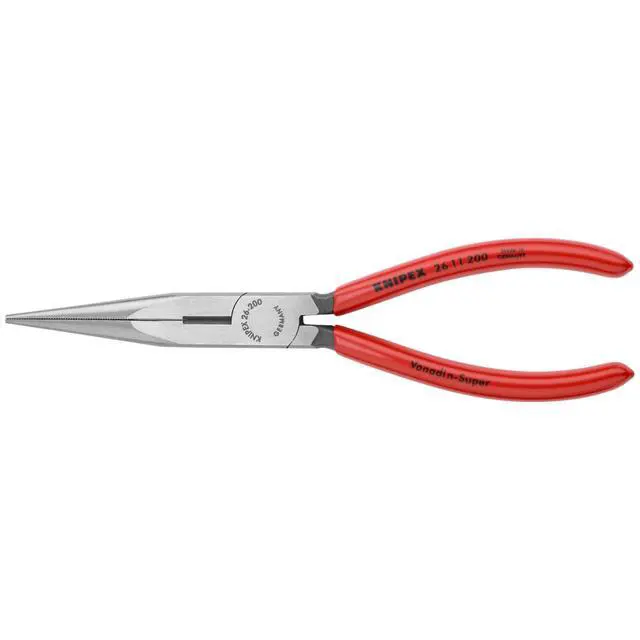 Alt view image 3 of 7 - 26 11 200 Long Nose Pliers With Cutter 8-Inch | bike-hand-tools